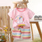 Pink & Multi Lines Unicorn 2 Pc Set NS6055D